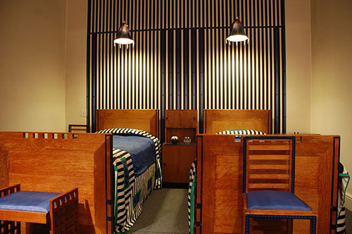 Bedroom furniture designed by Charles Rennie Mackintosh