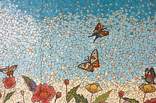 Butterfly mosaic